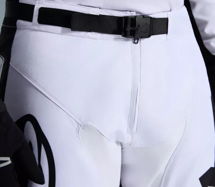 Kalhoty na motokros Alpinestars Racer Riway white/black