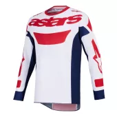 MX dres Alpinestars Racer Riway white/blue/red