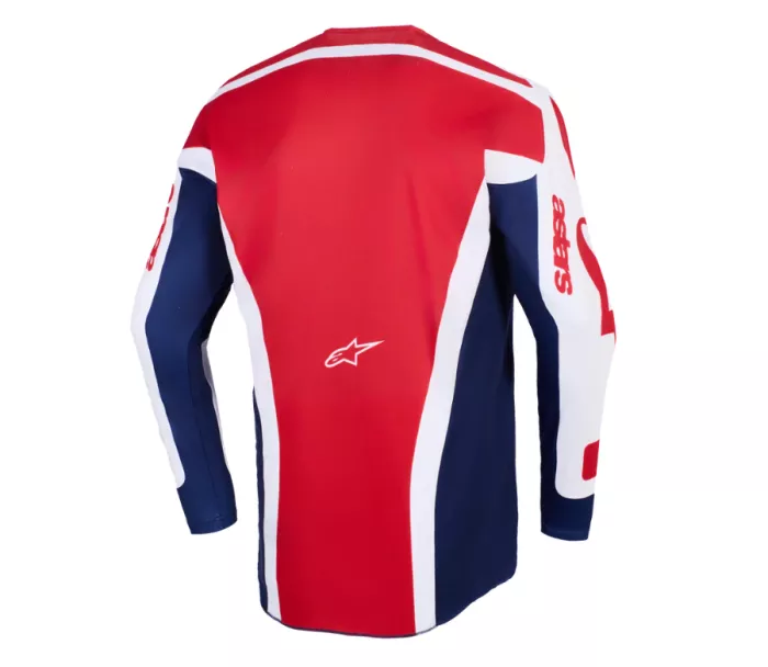 MX dres Alpinestars Racer Riway white/blue/red