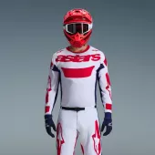 MX dres Alpinestars Racer Riway white/blue/red