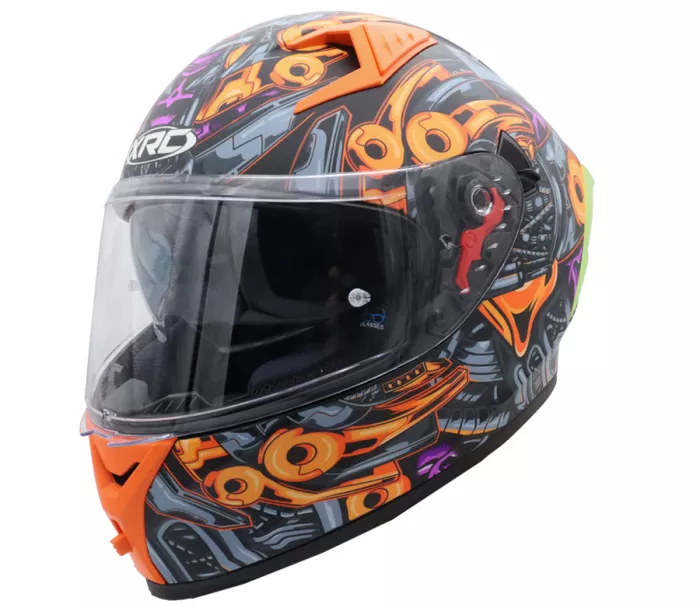 Integrální helma XRC ROBOTTO orange