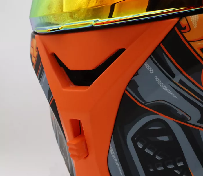 Integrální helma XRC ROBOTTO orange