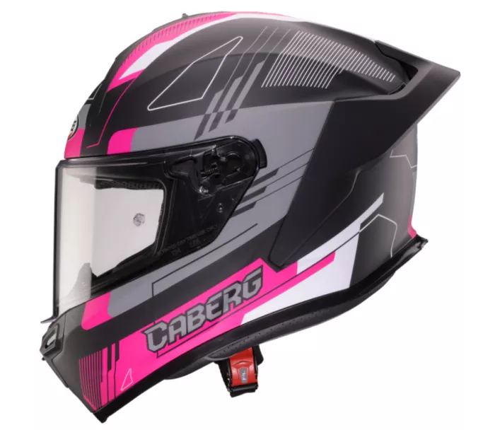 Helma na moto Caberg Roxter Colt matt black/fuchsia/white
