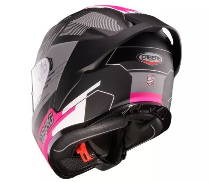 Helma na moto Caberg Roxter Colt matt black/fuchsia/white