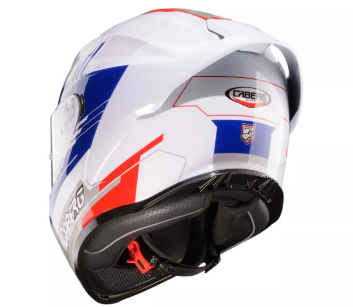 Motocyklová helma Caberg Roxter Colt white/red/blue/grey