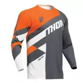 Dětský motokrosový dres Thor Sector dres charcoal/orange