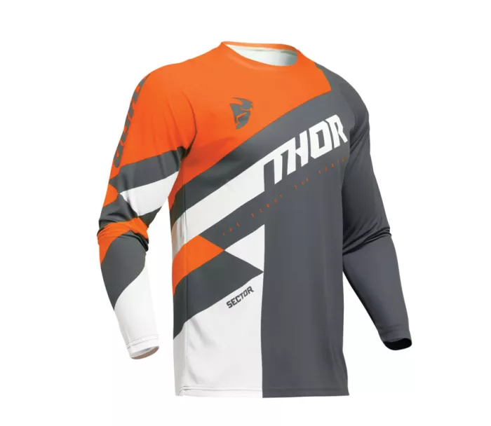 Motokrosový dres Thor Sector dres charcoal/orange