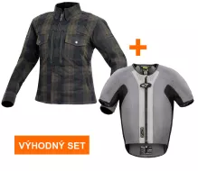 Výhodný set: Kevlarová košile Trilobite 2096 Roder Tech-Air dámská + Alpinestars Tech-Air 5 vesta
