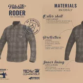 Výhodný set: Kevlarová košile Trilobite 2096 Roder Tech-Air dámská + Alpinestars Tech-Air 5 vesta