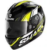 Helma na moto Shark KYW Ridill 1.2 Phaz Black/Yellow