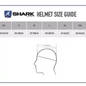 Překlápěcí helma Shark A05 OXO BLANK