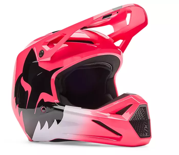 Motokrosová helma Fox V1 Shield Helmet, Pink