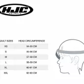 Překlápěcí helma na moto HJC i100 Solid semi flat black
