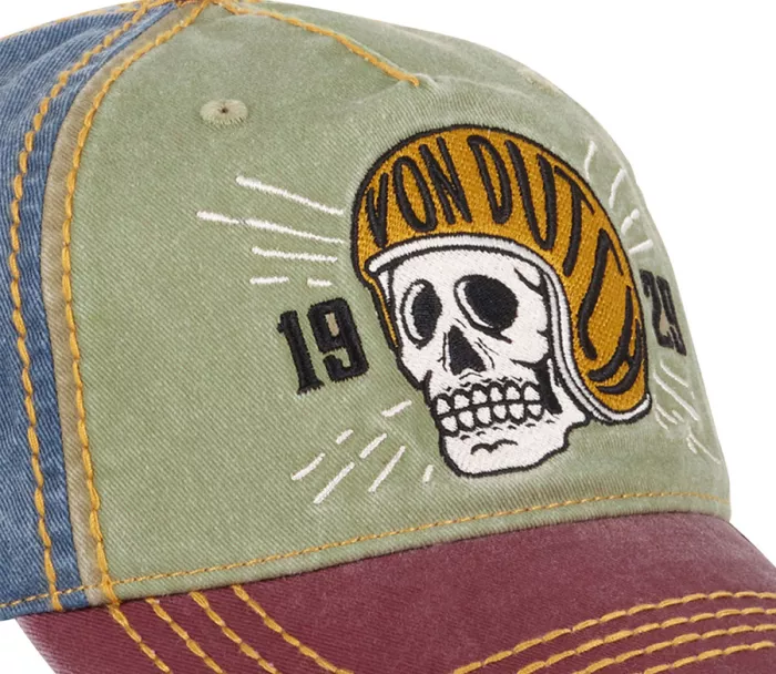 Kšiltovka Von Dutch Baseball Retro Skull