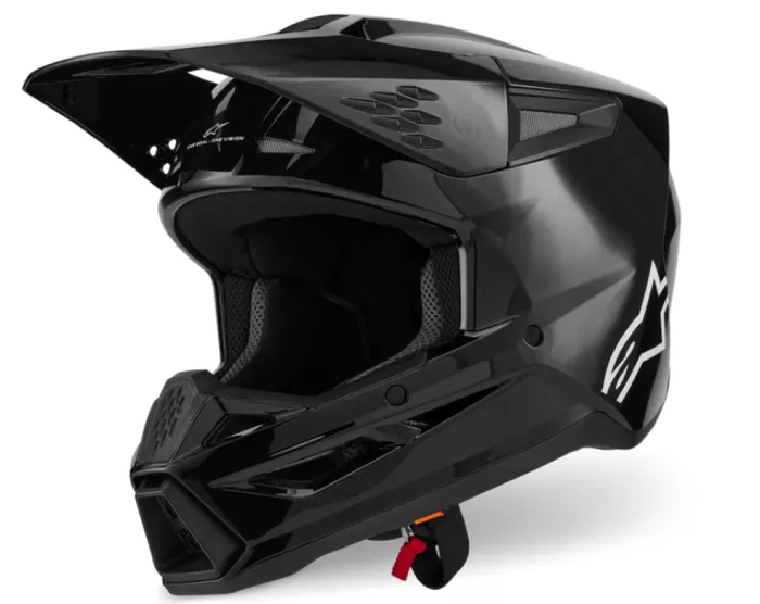 Motokrosová helma Alpinestars SM3 Solid black matt