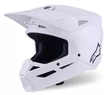 Helma na motokros Alpinestars SM3 Solid white glossy