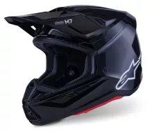 Helma na motokros Alpinestars SM7 Solid black glossy