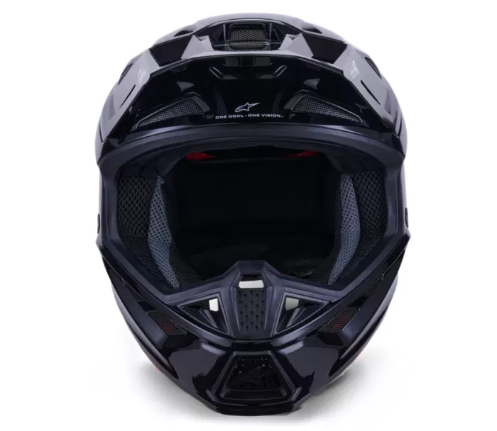 Helma na motokros Alpinestars SM7 Solid black glossy