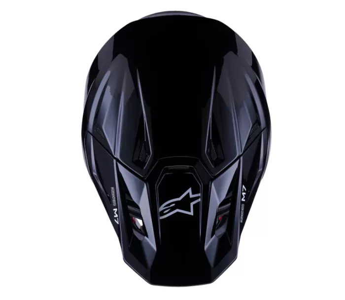 Helma na motokros Alpinestars SM7 Solid black glossy