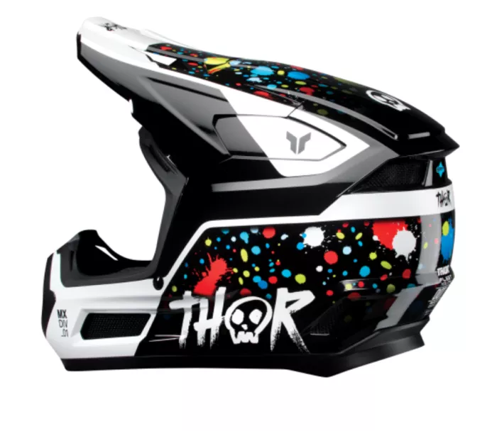 Dětská helma na motokros Thor Fleet Splat black