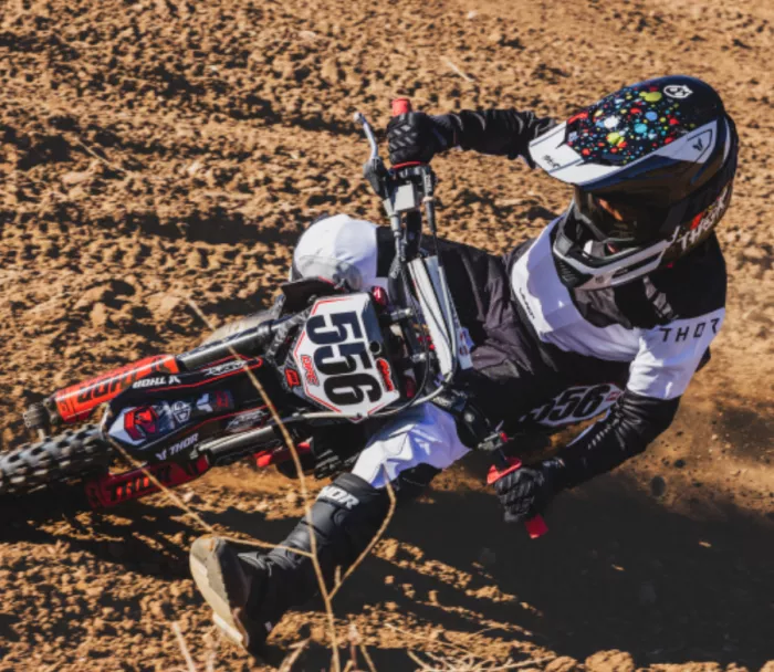 Dětská helma na motokros Thor Fleet Splat black