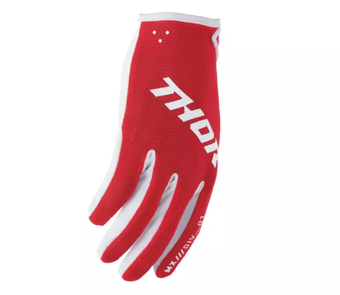 Rukavice na motokros Thor Ridemode Static red