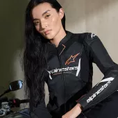 Dámská bunda Alpinestars Stella Faster V3 black/white/coral