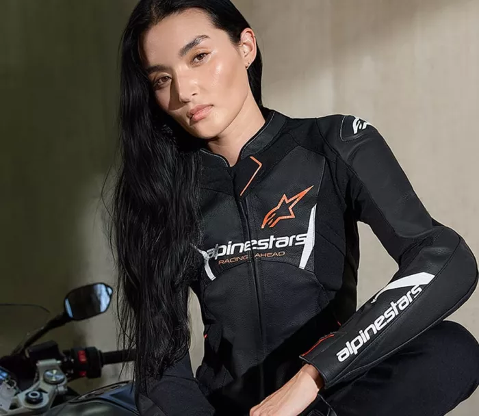 Dámská bunda Alpinestars Stella Faster V3 black/white/coral