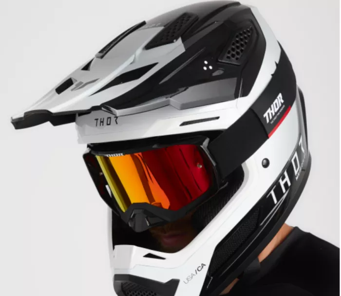 Helma na motokros Thor Youth Fleet Storm black/white