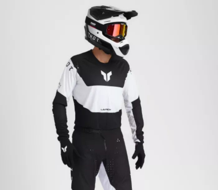 Helma na motokros Thor Youth Fleet Storm black/white