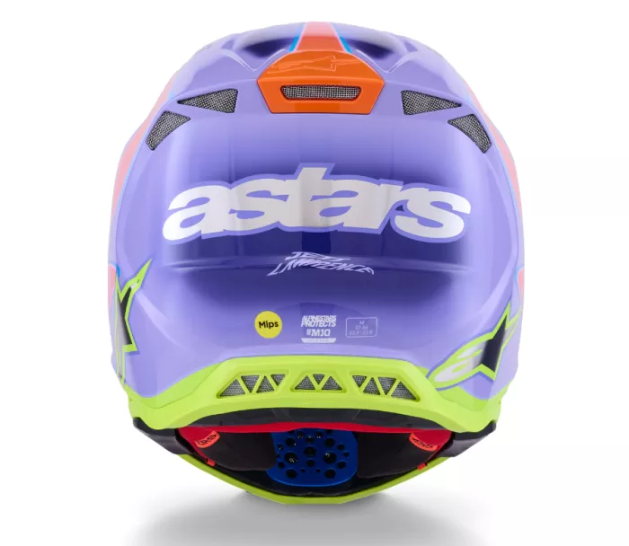 Helma na motokros Alpinestars Superetch M10 Jett Lawrence R01 purple/pink/yellow