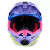 Helma na motokros Alpinestars Superetch M10 Jett Lawrence R01 purple/pink/yellow