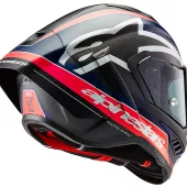 Integrální helma Alpinestars Supertech R10 Team black/carbon red fluo/dark blue matt