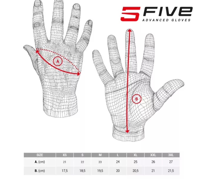 Rukavice na moto Five Globe Evo black/fluo yellow