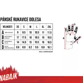 Pánské rukavice Nabajk Dolesa black