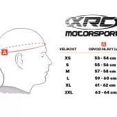 Motokrosová helma XRC Totter blk/grey/orange