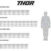 Motokrosový dres Thor Ridemode Menace blue