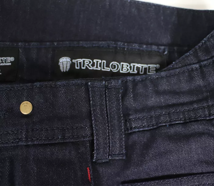 Dámské džíny na moto Trilobite Tactical dark blue