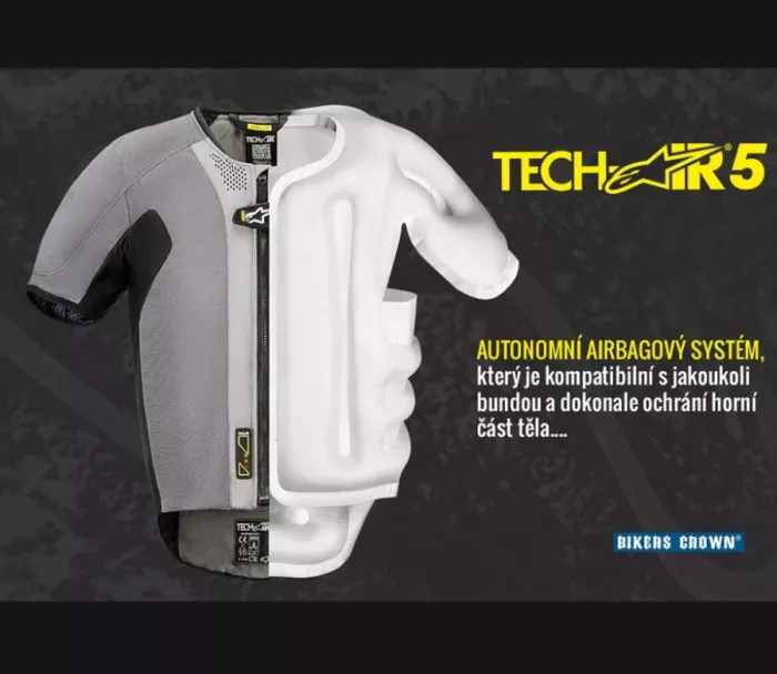 Alpinestars Tech-Air® 5 airbagová vesta + certifikovaný servis airbagů