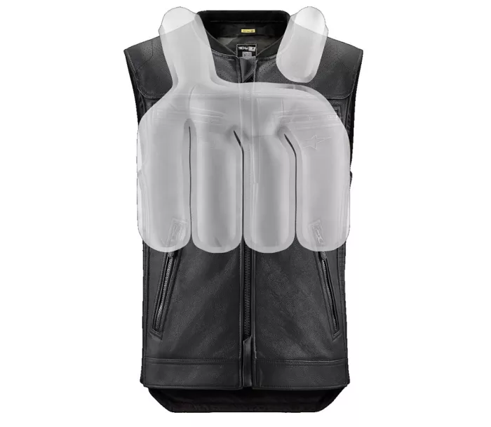 Airbagová vesta Alpinestars Tech-Air 3 V2 Leather black vest