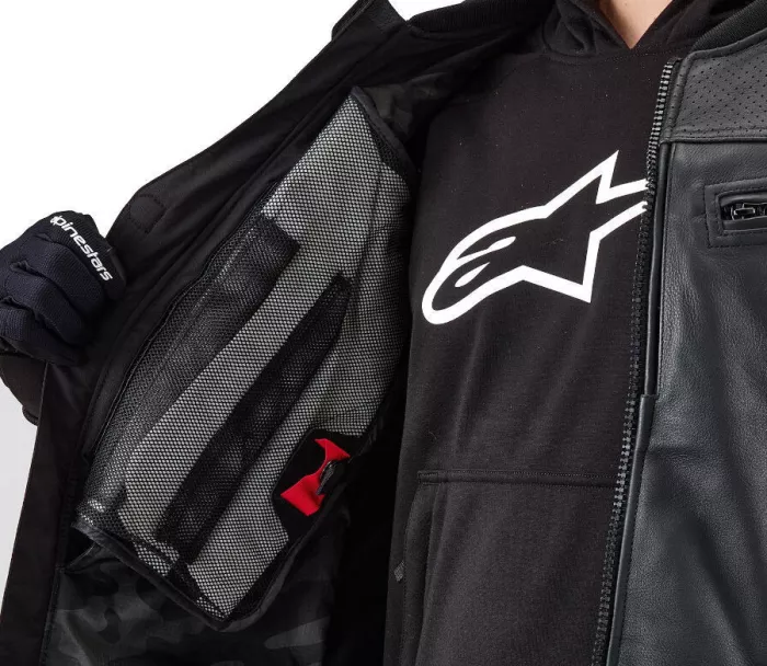 Airbagová vesta Alpinestars Tech-Air 3 V2 Leather black vest