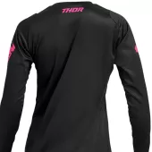 Dámský dres Thor Sector Minimal black/fluo pink