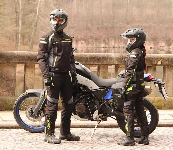 Dámská bunda na motorku XRC Totter WTP blk/grey/fluo