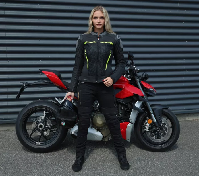 Dámská bunda na moto XRC TOURER AIR HLT Tech Air ready black