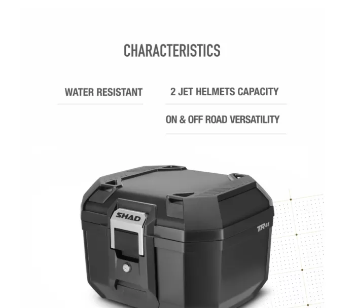 Vrchní kufr Shad Terra TR41 full black
