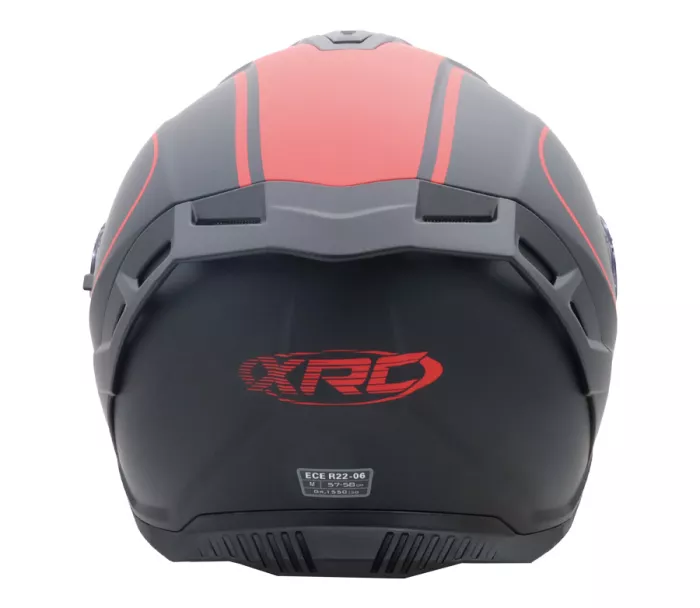 Helma na moto XRC TRCK red/blk