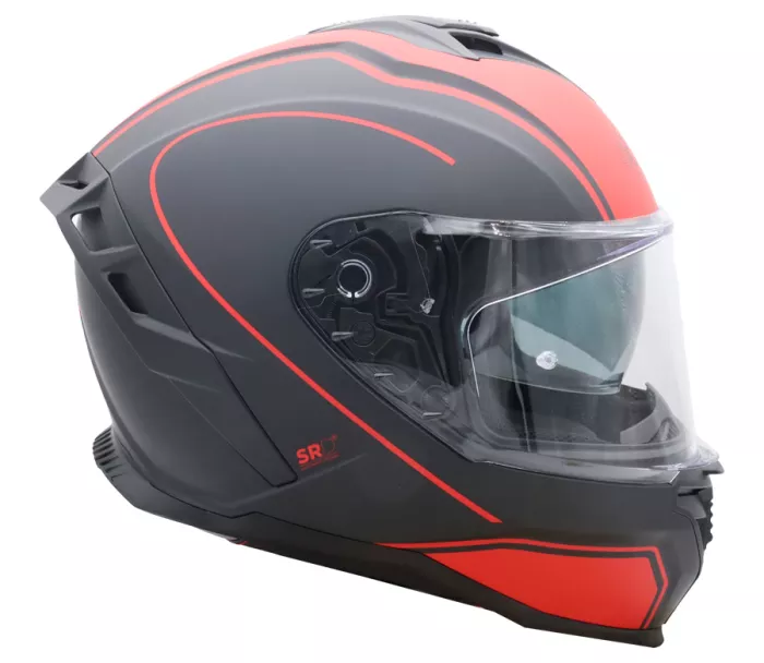 Helma na moto XRC TRCK red/blk