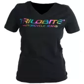 Dámské tričko Trilobite Katchaba T-shirt black rainbow