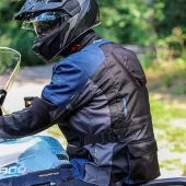 Bunda na moto Trilobite Rideknow Tech-Air black/dark blue/grey