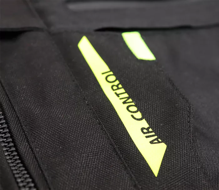 Dámská bunda na moto Trilobite Rideknow Tech-Air black/yellow fluo